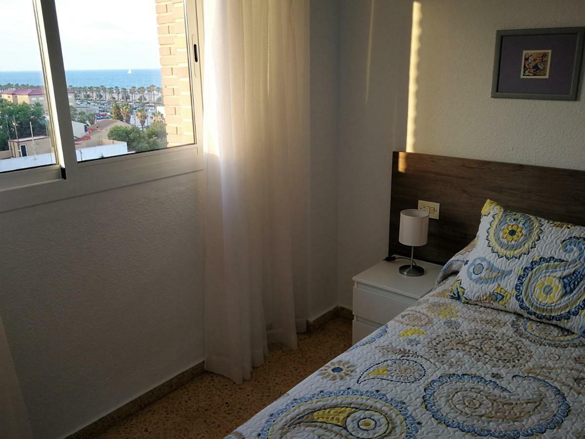 Apartamento con vista al mar en playa Malvarrosa Apartamento Valencia Exterior foto